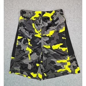 Russell Basketball Shorts Boy Size X-Small 4 / 5 Black Camo Activewear